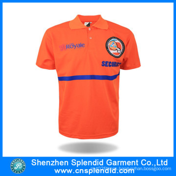 China Wholesale Polo Shirt New Model Orange Polo Shirt